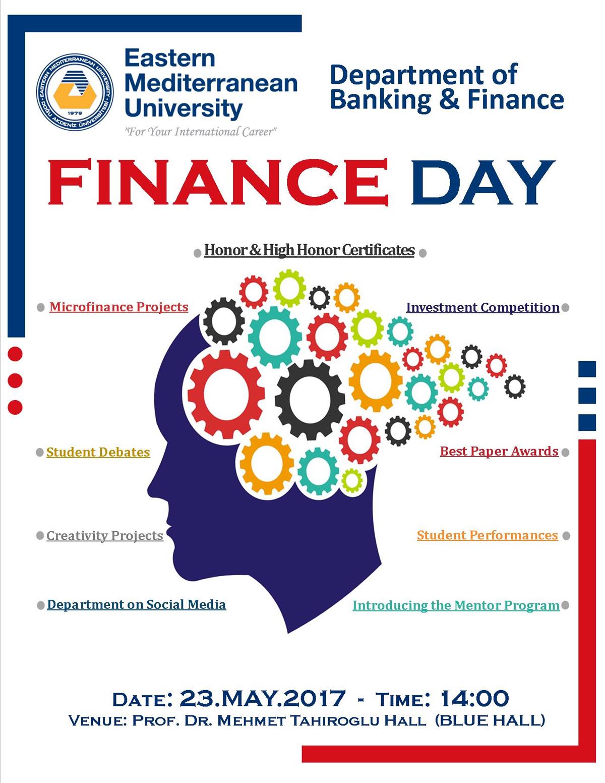 FINANCE DAY News Faculty of Business and Economics EMU